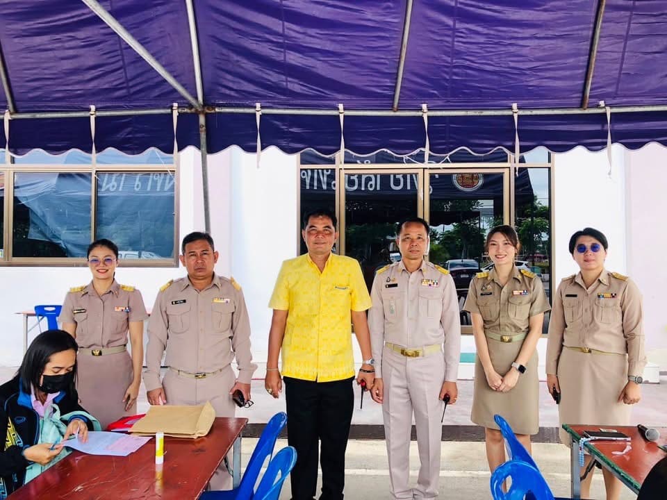 บรรยากาศการรับสมัครพนักงานราชการ